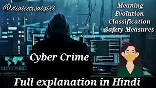 CYBER CRIME  EXPLANATION IN HINDI  CYBER LAW  DIALECTICAL GIRL [upl. by Ulrike474]