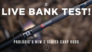 LIVE Bank Test of Prologics NEW C Series Carp Fishing Rods [upl. by Yerffoeg]