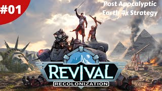 Post Apocalyptic 4x Strategy Civ 6 Meets Might amp Magic  Revival Recolonization  01  Gameplay [upl. by Wilmer543]