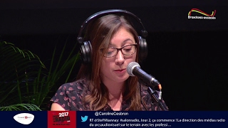 FINALE JEUNES TALENTS  Journaliste Radio  Céline Collonge  Salon de la Radio 2017 [upl. by Aindrea]