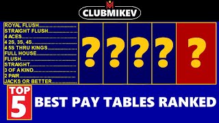 The Best Video Poker Pay Tables Of 2024 [upl. by Armil50]