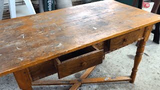 How to Restore an old table Restoration [upl. by Nerra]