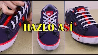 Como atar tus cordones de forma distinta  3 maneras de amarrar tus agujetas con mucho STYLE [upl. by Latisha209]