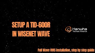 Using the Hanwha Intercom with Wisenet Wave [upl. by Ettereve]