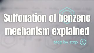 Sulfonation of benzene mechanism [upl. by Akimrehs957]