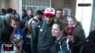 Rugby Top 14 RCT TOULON vs STADE FRANCAIS Coeur Supporters Sortie Stade Mayol Live Sports Tv 2012 [upl. by Elwin207]