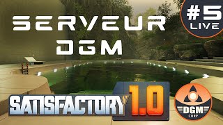 Serveur DGM live 5 On fait un Hôtel dans Satisfactory [upl. by Saleme]