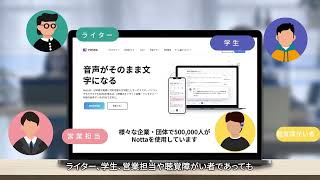 【Notta】CM「議事録は、Nottaにお任せ。」機能篇 [upl. by Orr]