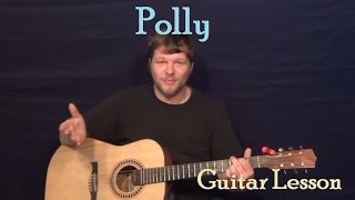 Polly NIRVANA Easy Guitar Lesson How to Play Tutorial [upl. by Neelra192]