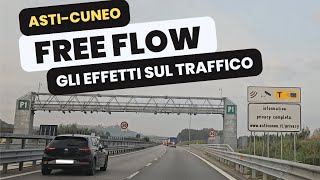 AstiCuneo dopo lattivazione del Free Flow tra Asti e Alba aumenta il traffico sulla statale 231 [upl. by Silas837]