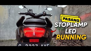 Yamaha Nmax  How to install dual color LED Signal light  Double contact signal light  LED flasher [upl. by Maurise]