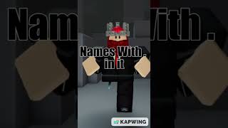 The Rarest User Names On Roblox [upl. by Ayekan5]