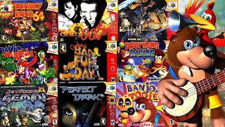 Ranking EVERY RareWare N64 Game WORST TO BEST Top 11 Games [upl. by Aneehsirk868]