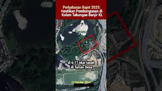 Perbahasan Bajet 2025 Hentikan Pembangunan di Kolam Takungan Banjir KL oleh YB Teresa Kok [upl. by Reldnahc]