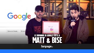 Matt amp Bise Instagram gay Giappone challenge gli youtuber rispondono alle domande di Google [upl. by Yahska]