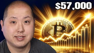 BITCOIN PUMPS TO 57000RECORD PACE [upl. by Klayman]