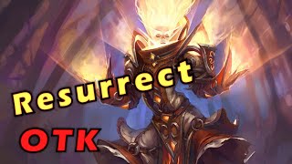 Hearthstone  Double Resurrect Priest OTK [upl. by Ellehcyt]