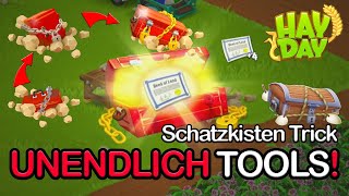 UNENDLICH TOOLS DURCH KISTEN 😍 Hay Day Schatzkisten Trick  SyromerB [upl. by Efeek]