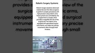 Robotic Surgery Systems [upl. by Letty]