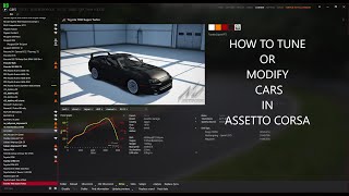 Assetto Corsa How to tune or modify cars [upl. by Eimile997]