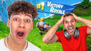 My Dad Finally Wins Victory Royale [upl. by Sudnac]