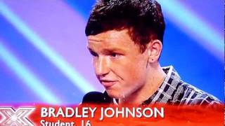 BRADLEY JOHNSON X FACTOR AUDITION 19092011 [upl. by Buroker938]