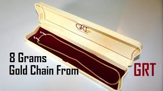 8 Grams Gold Chain Model From GRT Jewellers Tirupati [upl. by Aker216]