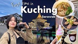 First time in Kuching Sarawak Travel Vlog 🇲🇾  exploring the city kuching waterfront [upl. by Truscott]