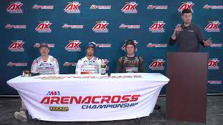 Post Race Press Conference Round 4 Boise ID [upl. by Dnalyag679]