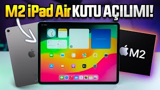 M2 işlemcili iPad Air 2024 kutu açılımı [upl. by Elokcin]