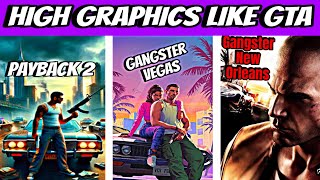 New 2024 Haigh Graphic Games For Your Android Device  Top 3 GTA Type Games  technogamerz [upl. by Onirotciv957]