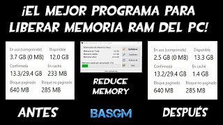 ¡El mejor programa para liberar memoria RAM del PC  2024 ✔️ [upl. by Kcinnay]