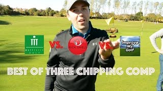 RICK SHIELS amp IMPROVE MY GOLF CHIPPING CHALLENGE [upl. by Behka]