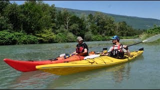 Destination montagnes  kayak sur le Rhône [upl. by Hakilam]