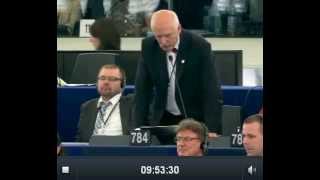 Janusz Korwin Mikke wystapienie w europarlamencie 2072014 [upl. by Esinehc]