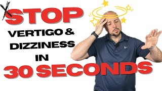 30Second vertigo and dizziness Relief Maneuvers  Dr Matthew Posa Chiropractor in Milton [upl. by Tierza394]