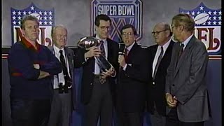 SUPERBOWL XXV post game and Trophy [upl. by Fulks]