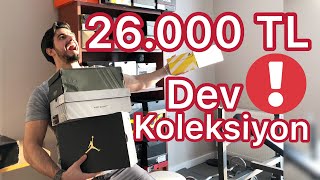 26 BİN TL lik AYAKKABI KOLEKSİYONU  YEEZYJORDAN11BOOST 1 [upl. by Ladin]