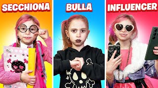 3 TIPI DI FIGLIE CON GIORGIA SECCHIONA VS INFLUENCER VS BULLA [upl. by Veedis]