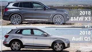 2018 BMW X3 vs 2018 Audi Q5 technical comparison [upl. by Assyla932]