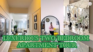 OFFICIAL TWO BEDROOM HOUSE TOUR LUXURIOUS TWO BEDROOM APARTMENT TOUR IN KENYA [upl. by Georgiana353]