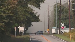 Resident describes being evacuated due to fire at BioLab in Rockdale County [upl. by Cramer148]