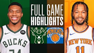 BUCKS at KNICKS  FULL GAME HIGHLIGHTS  December 23 2023 [upl. by Kciregor]