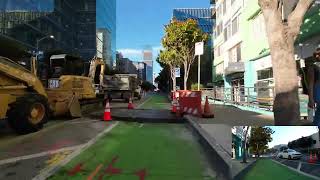 Bike San Franciso early evening on Folsom St [upl. by Ecnerat]