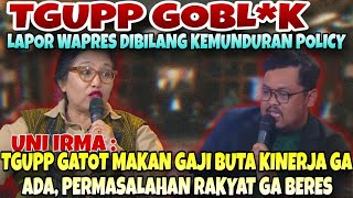 MAKJLEB LAPOR MAS GIBRAN DIANGGAP KEMUNDURAN UNI IRMA BALAS DENGAN  quotPAKE OTAKMUquot‼️ [upl. by Orest723]