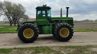 1978 John Deere 8430 4x4 Tractor  Selling on BigIron Auctions  May 22 2019 [upl. by Enaxor]