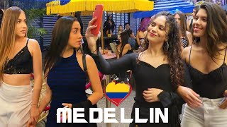 MEDELLIN 130 AM NIGHTLIFE TOUR AT EL POBLADO COLOMBIA 2023 🇨🇴 [upl. by Nuahsal]