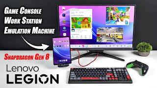 The New 2023 Lenovo Legion Y700 Tablet Is Also A Gaming PC EMU Machine Desktop Mode [upl. by Robbie]