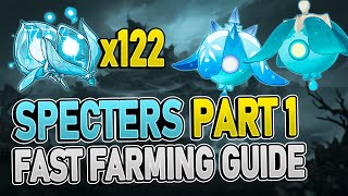 Specters Part 1 All Locations FAST FARMING ROUTE  Genshin Impact 21 [upl. by Eiknarf923]