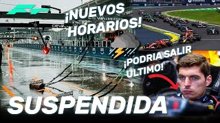 ¡¡RIDICULO La FIA SUSPENDE la CLASIFICACION GP BRASIL y NUEVOS HORARIOS RED BULL… ¡EN RIESGO [upl. by Dallman]